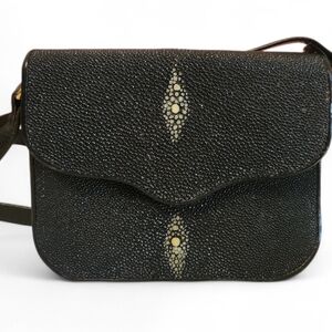 Vintage Cindy Scott Stingray Crossbody Bag Shoulder Bag